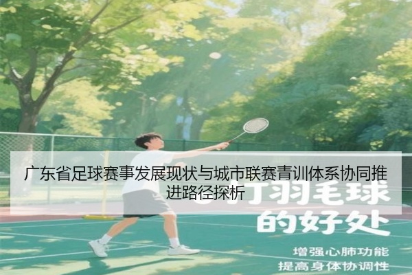广东省足球赛事发展现状与城市联赛青训体系协同推进路径探析